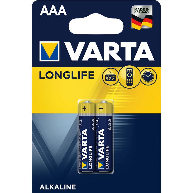 Varta Longlife 2 Li İnce AAA İnce Kalem Pil