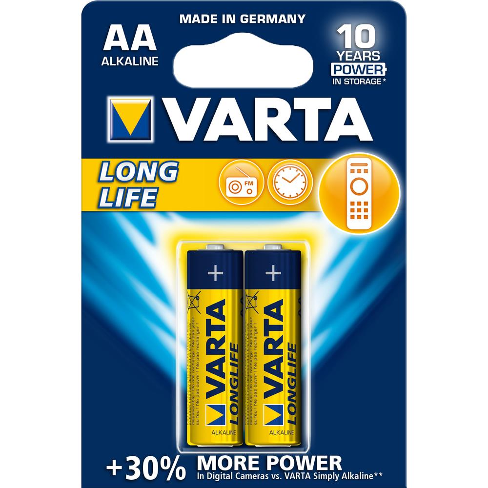 Varta Longlife 2 Li Kalem AA Varta Pil