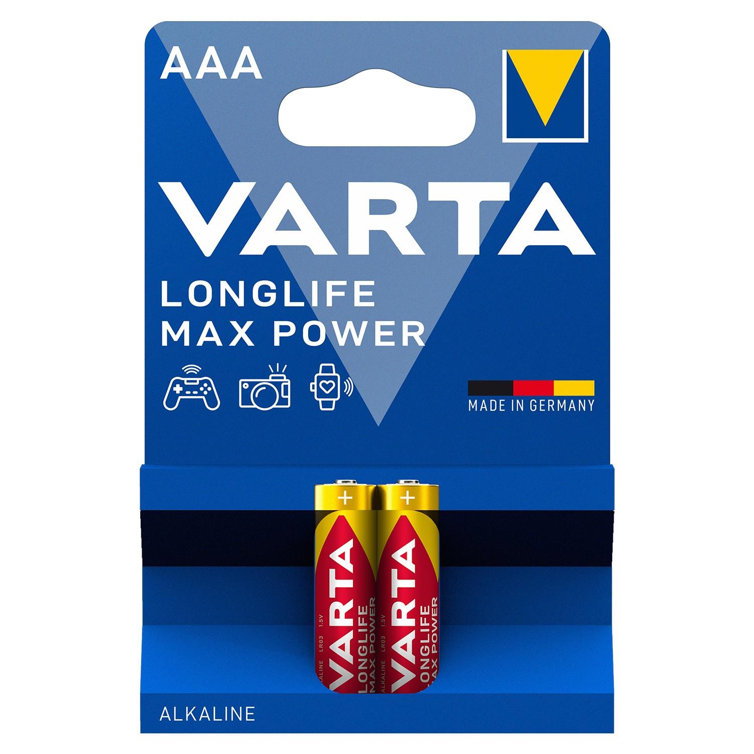 Varta Longlife Max Power 2 Li AAA İnce Kalem Pil