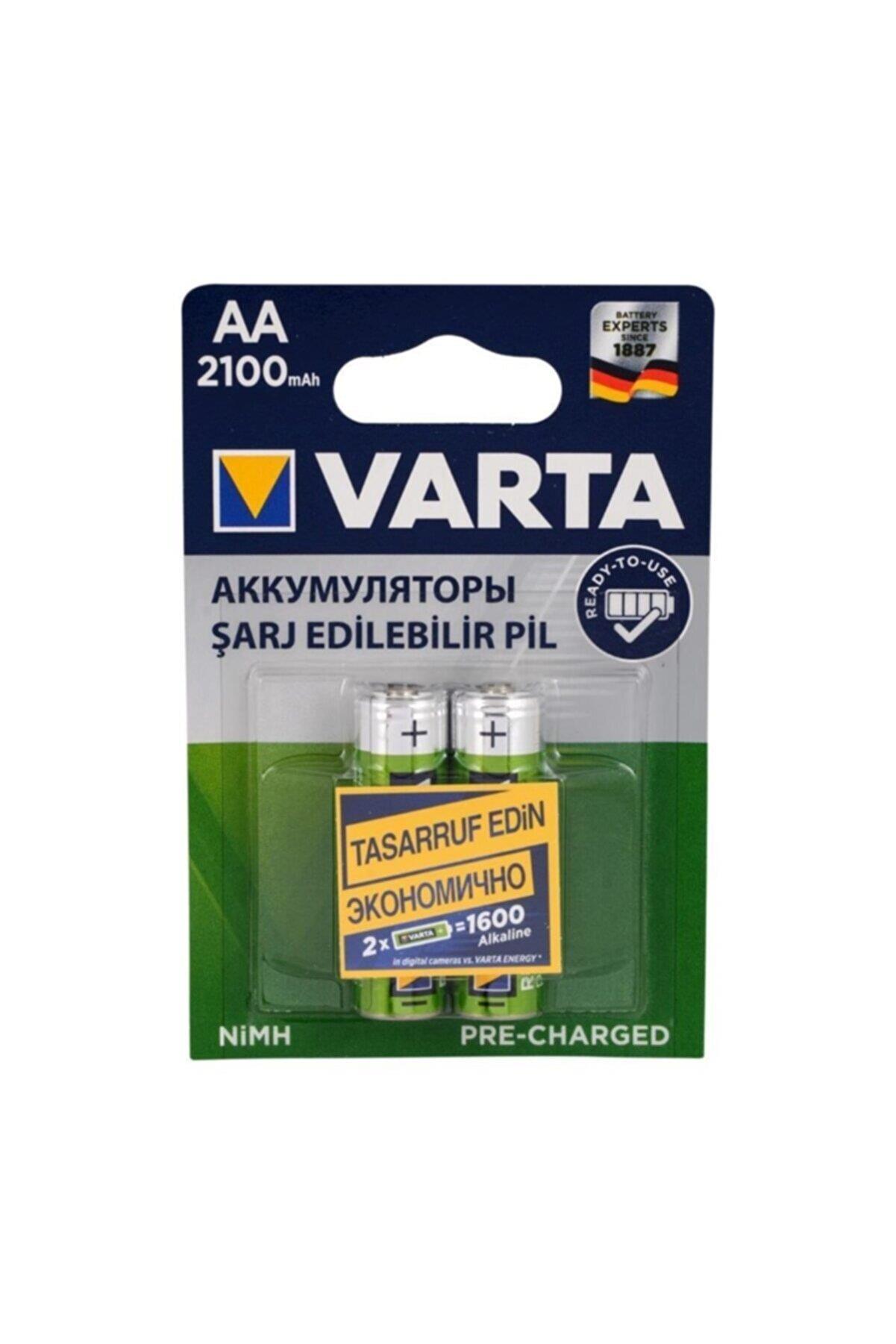 Varta Şarjlı Kalem Pil (AA) 2100 MAH 1.2 V 2 Li Paket