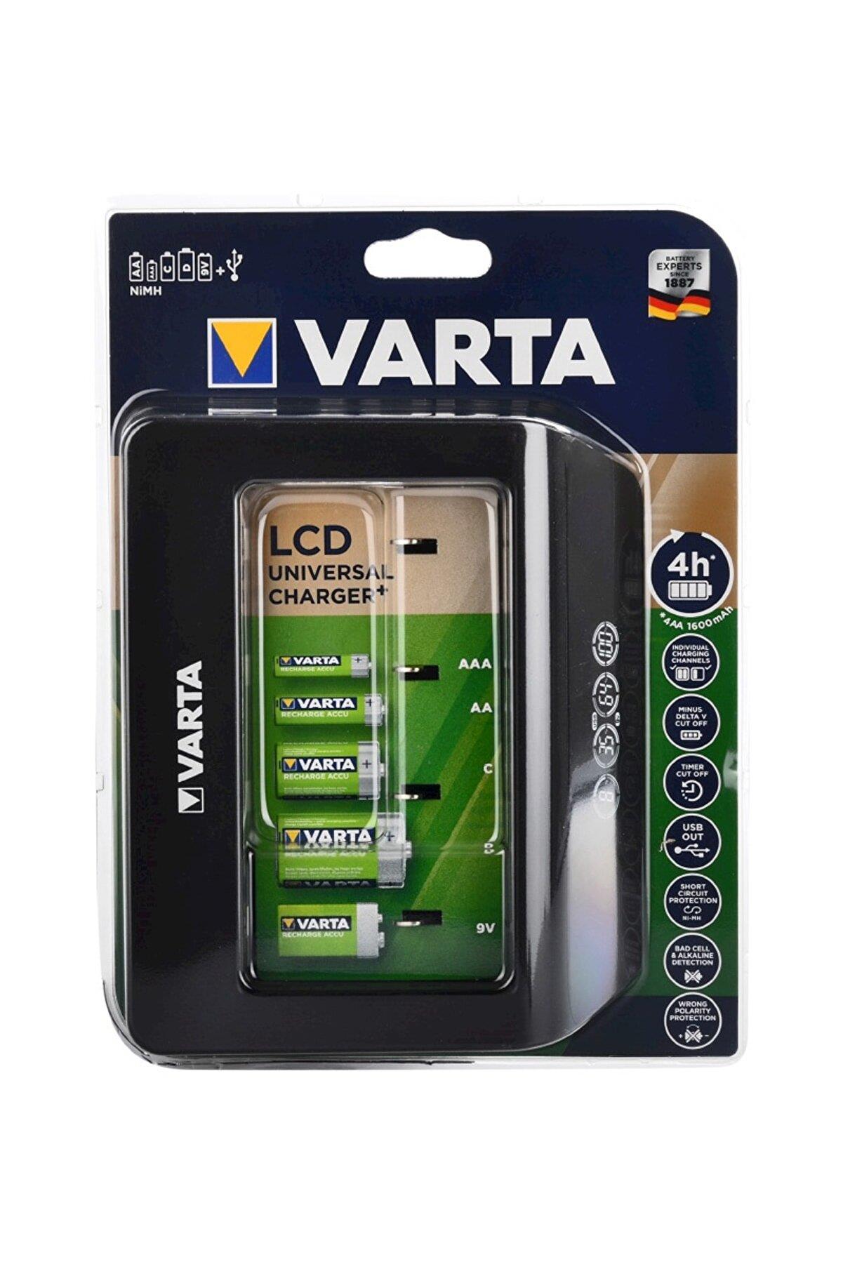 Varta 57688 LCD Universal USB Pil Şarj Cihazı