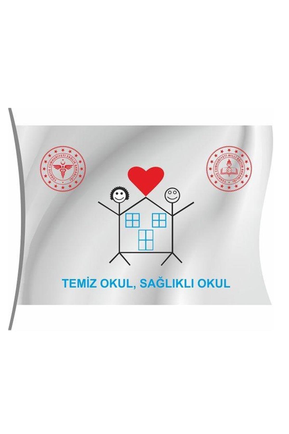 Vatan Temiz Okul Bayragı 70 x 105 Cm