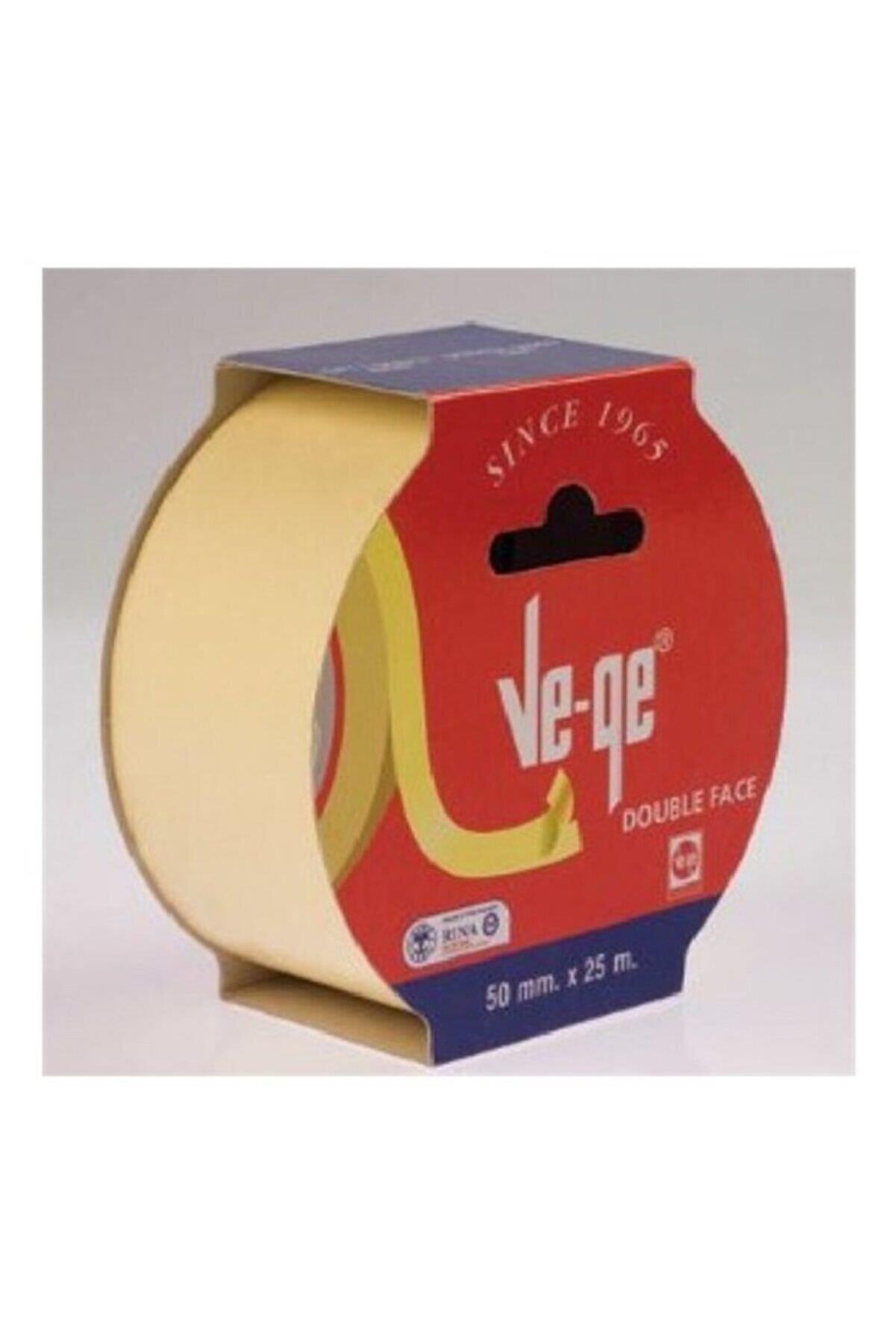 Ve-ge Çift Taraflı Bant Askılı 48mm X 25 Metre