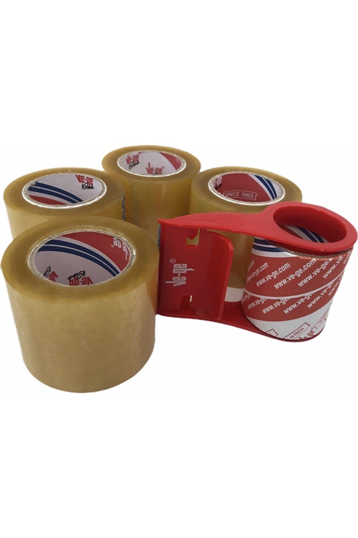 Ve-Ge Handy Pack Bant Kesicili 48mm X 40mt Koli Bandı (4 Lü Paket)