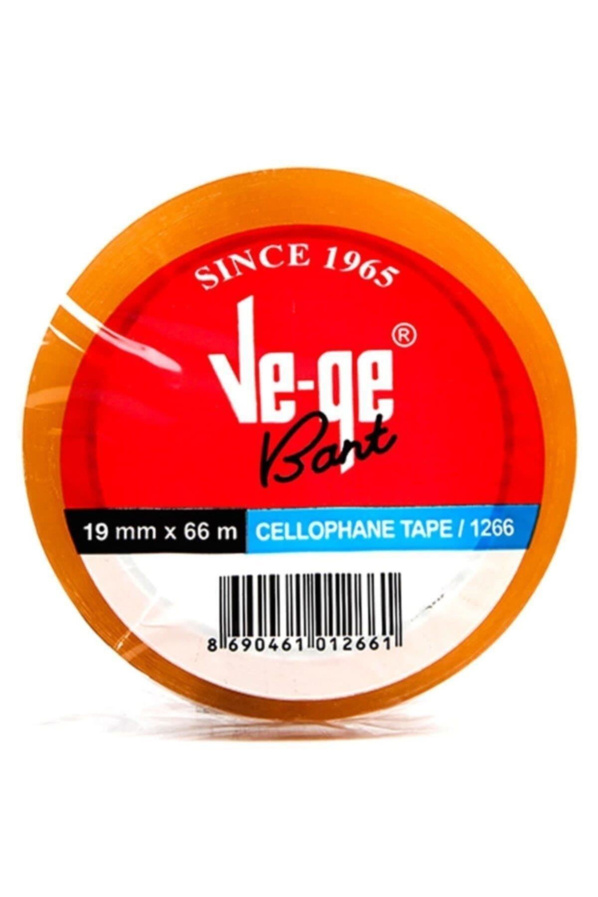 Ve-Ge Koli Bant Şeffaf 19 MM x 66 Metre Aslan (96 Adet)