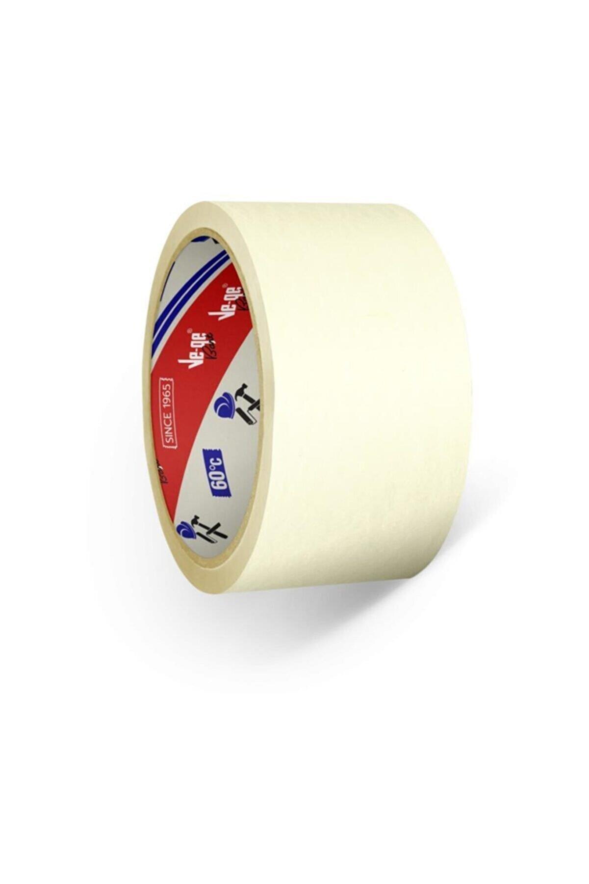Ve-Ge Krepe (Maskeleme) Bantı 18 MM x 30 Metre Bej (6 Adet)