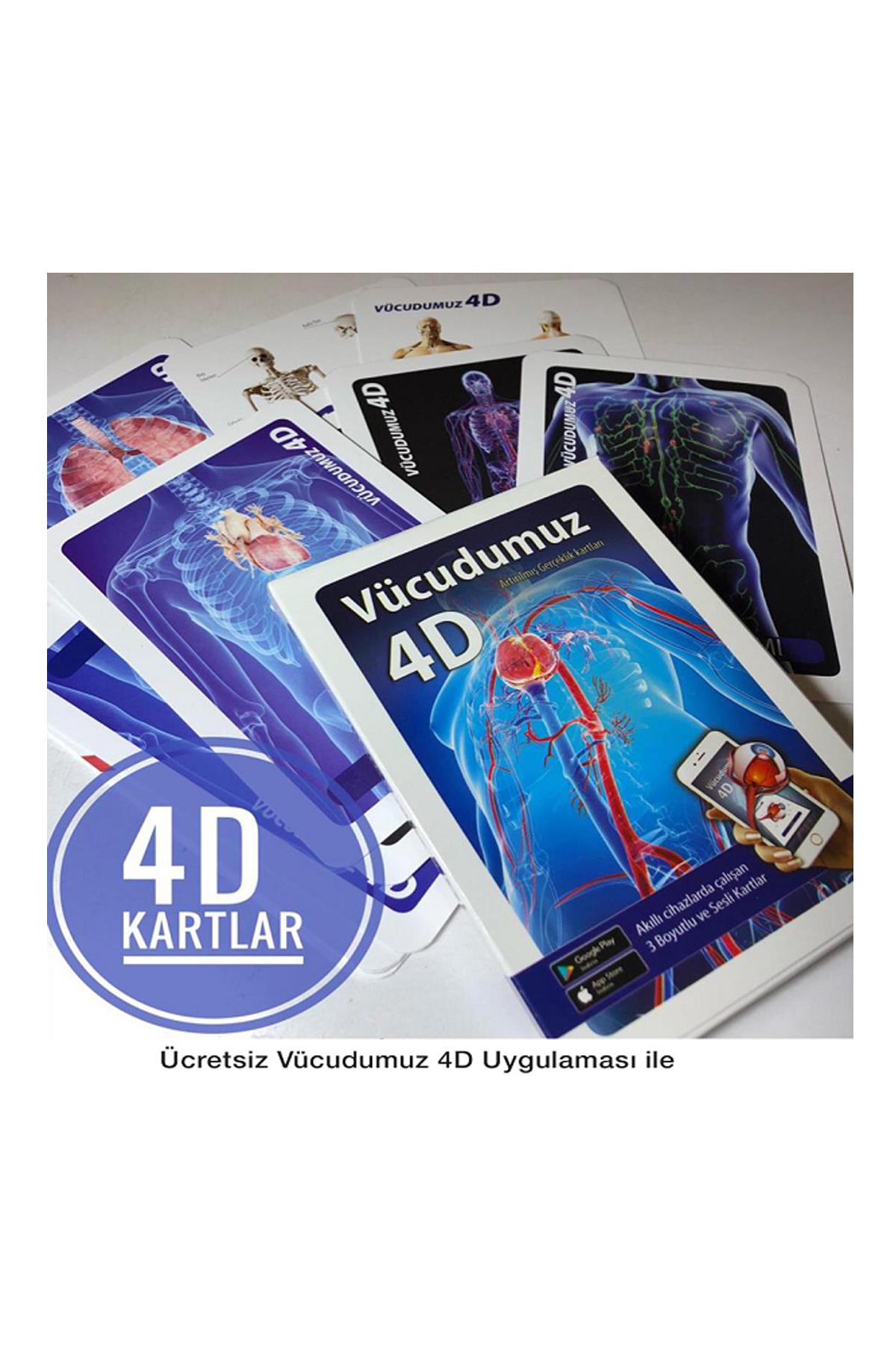 Vücudumuz 4D Canlanıyor Artırılmış Gerçeklik Kartları