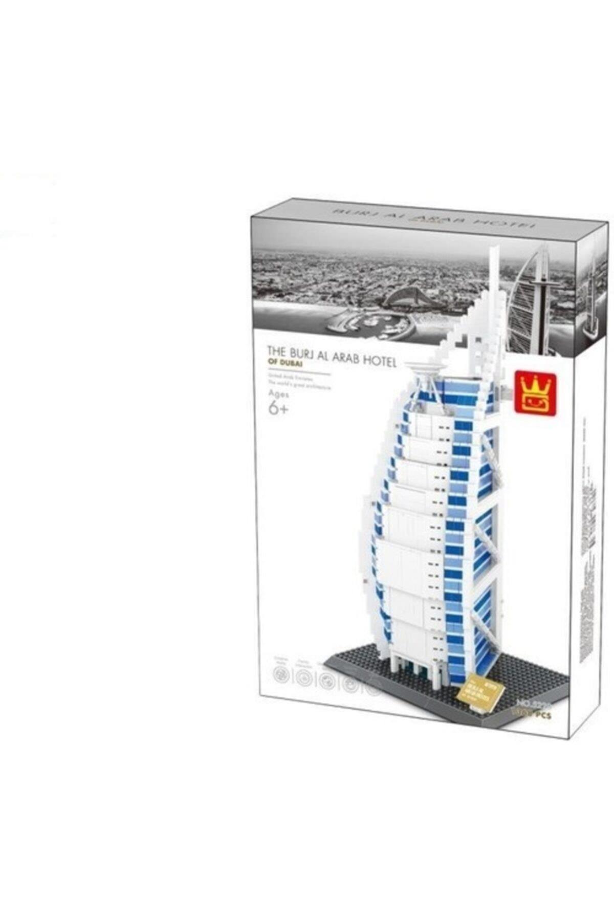 Wange Blok Oyuncak The Burjal Arab Hotel Of Dubai 1366 Parça