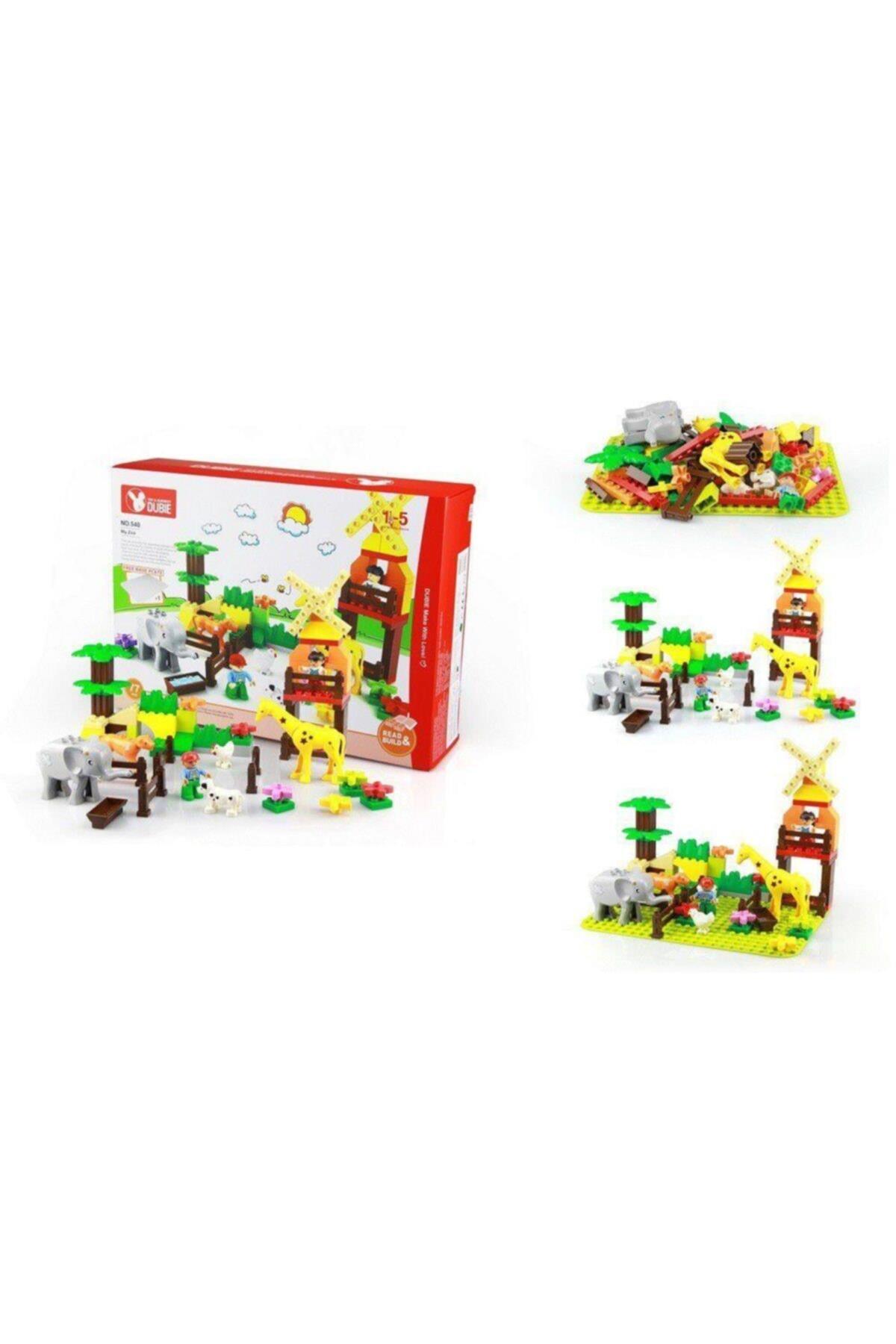 Wange Lego 77 Parça Dubie Hayvanat Bahçesi & 17x24 Tepsi