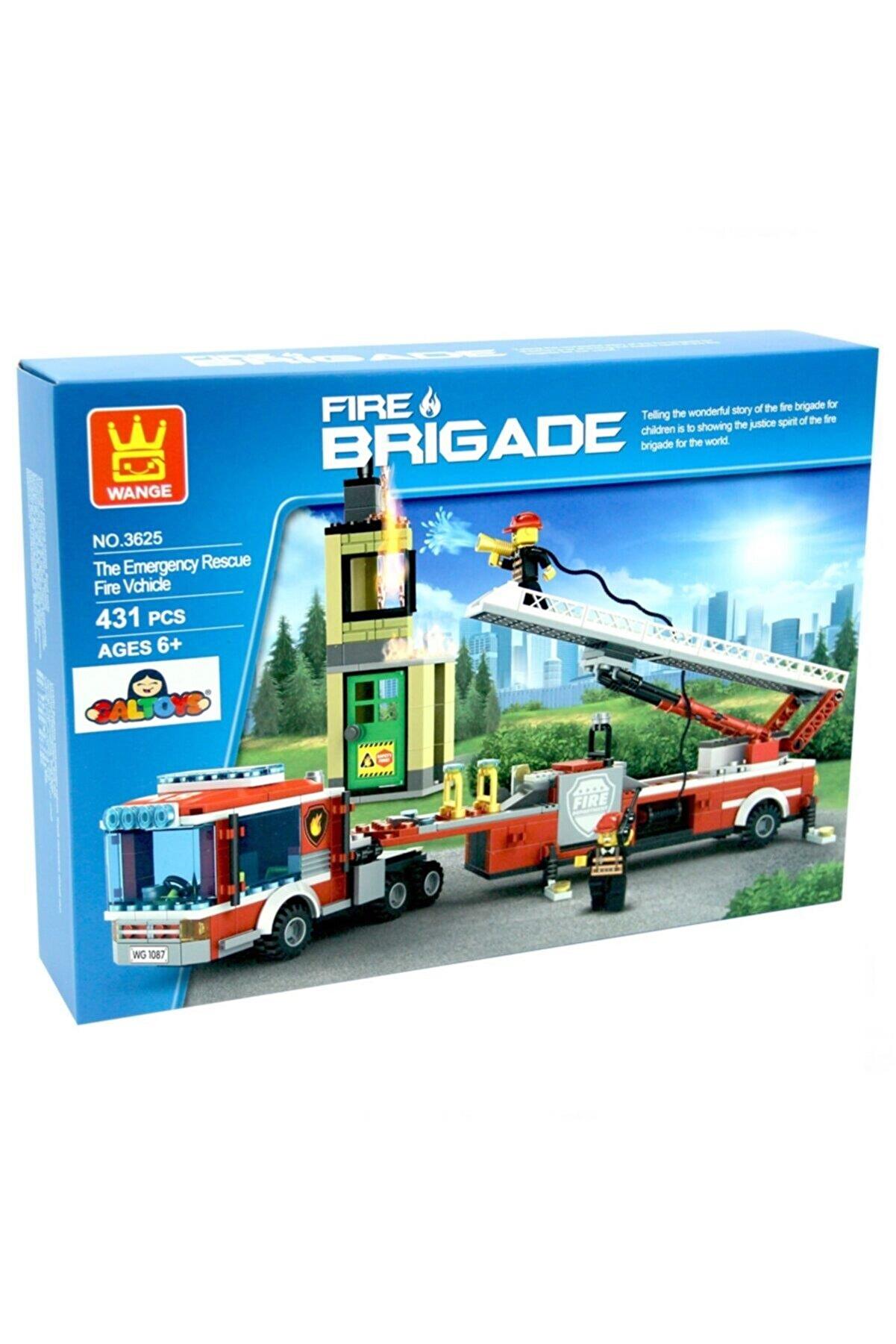 Wange Lego 431 Parça Itfaiye Tırı