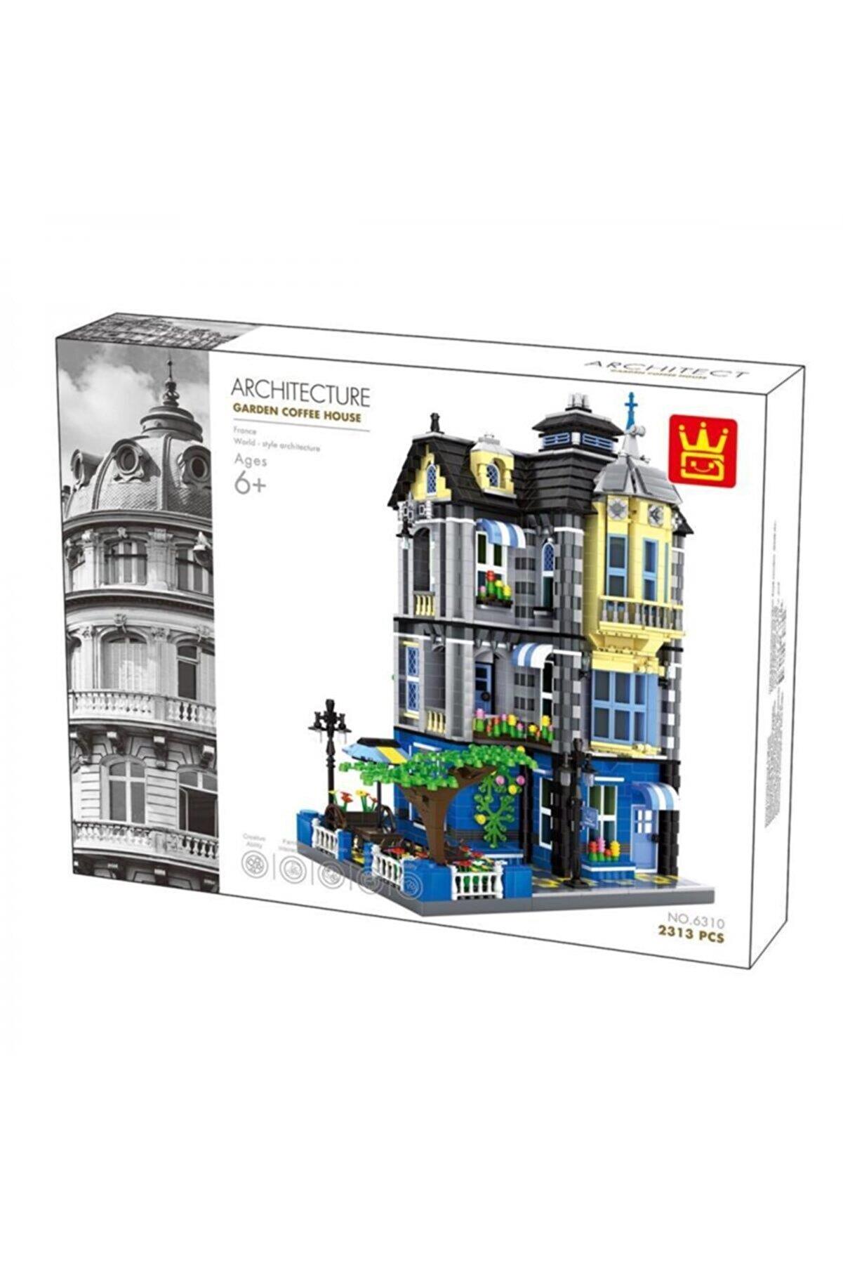 Wange Lego Garden Coffee House Kahve Dükkanı 2313 Parça