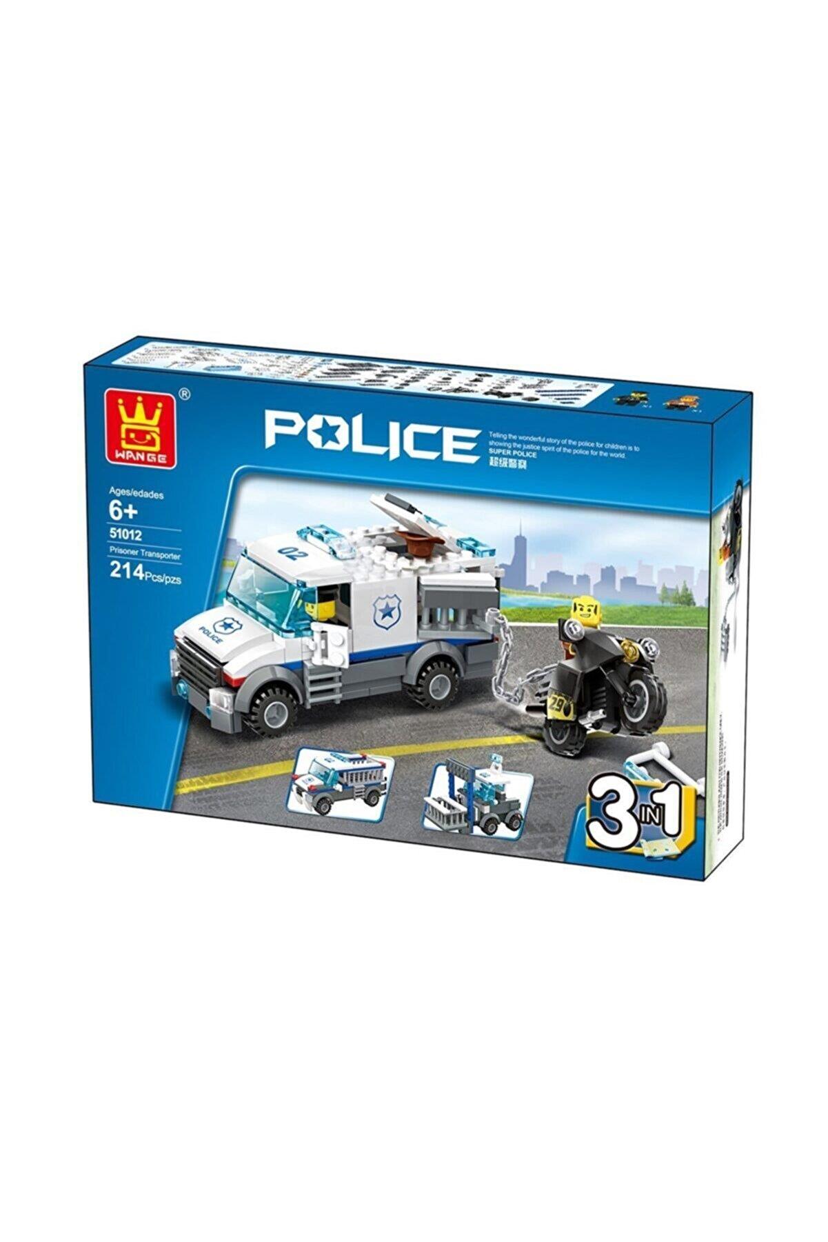 Wange Lego Wange Mahkum Taşıma Aracı 3in1 214 Parça