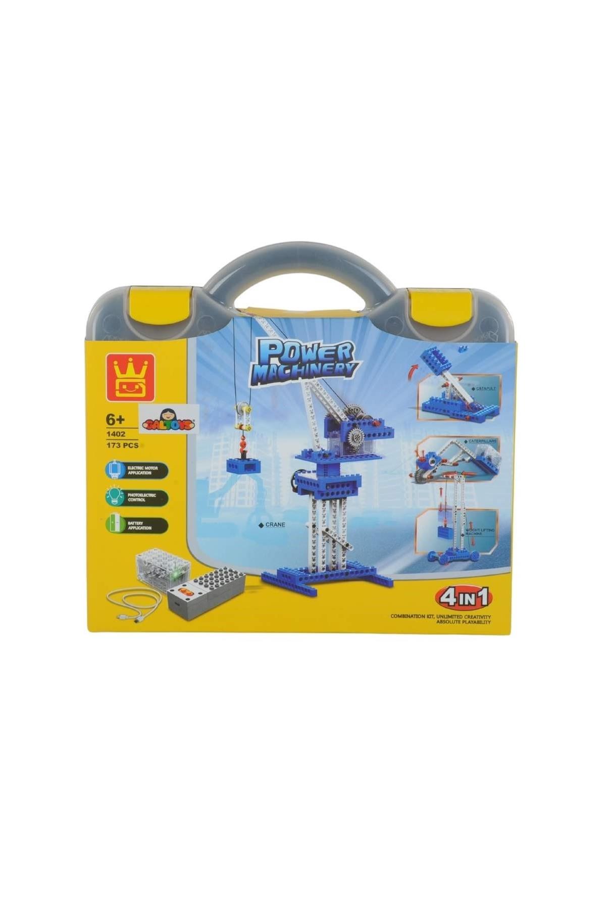 Wange Lego Power Machınery Kumandalı Ağır Sanayi Vinç 4in1 173 Parça
