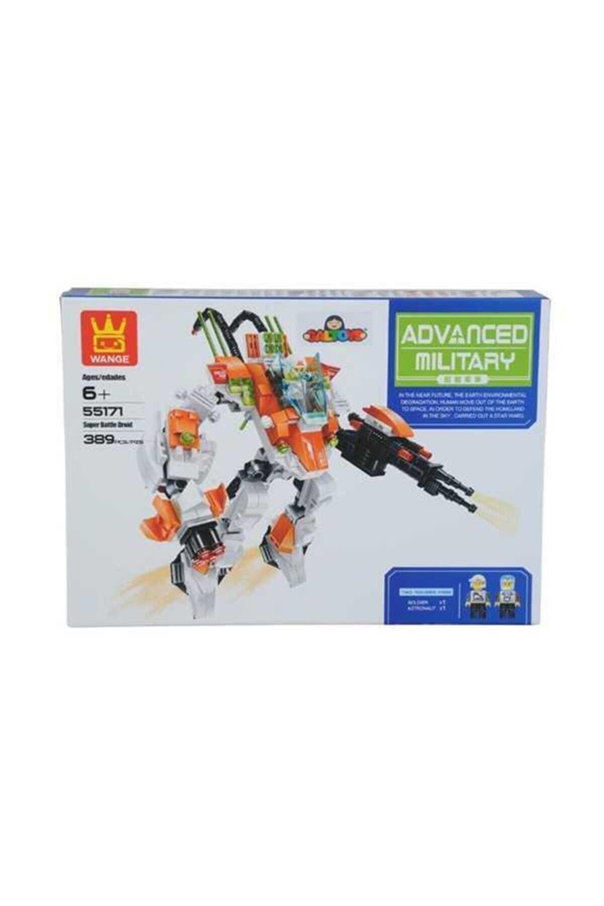 Wange 389 Parça Savuma Aracı Savaş Robotu Lego
