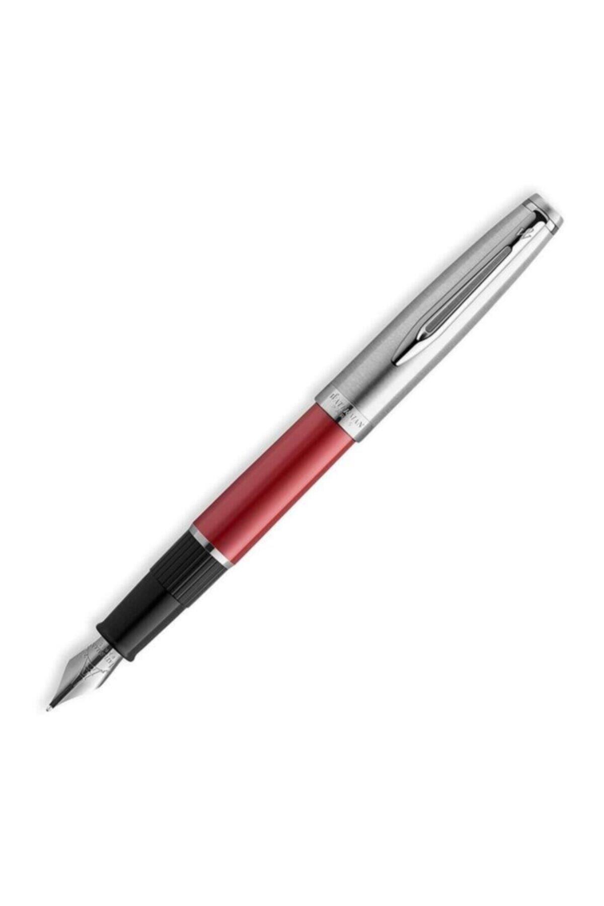Waterman Dolma Kalem Embleme Kırmızı Ct M Uç Dolma Kalemi