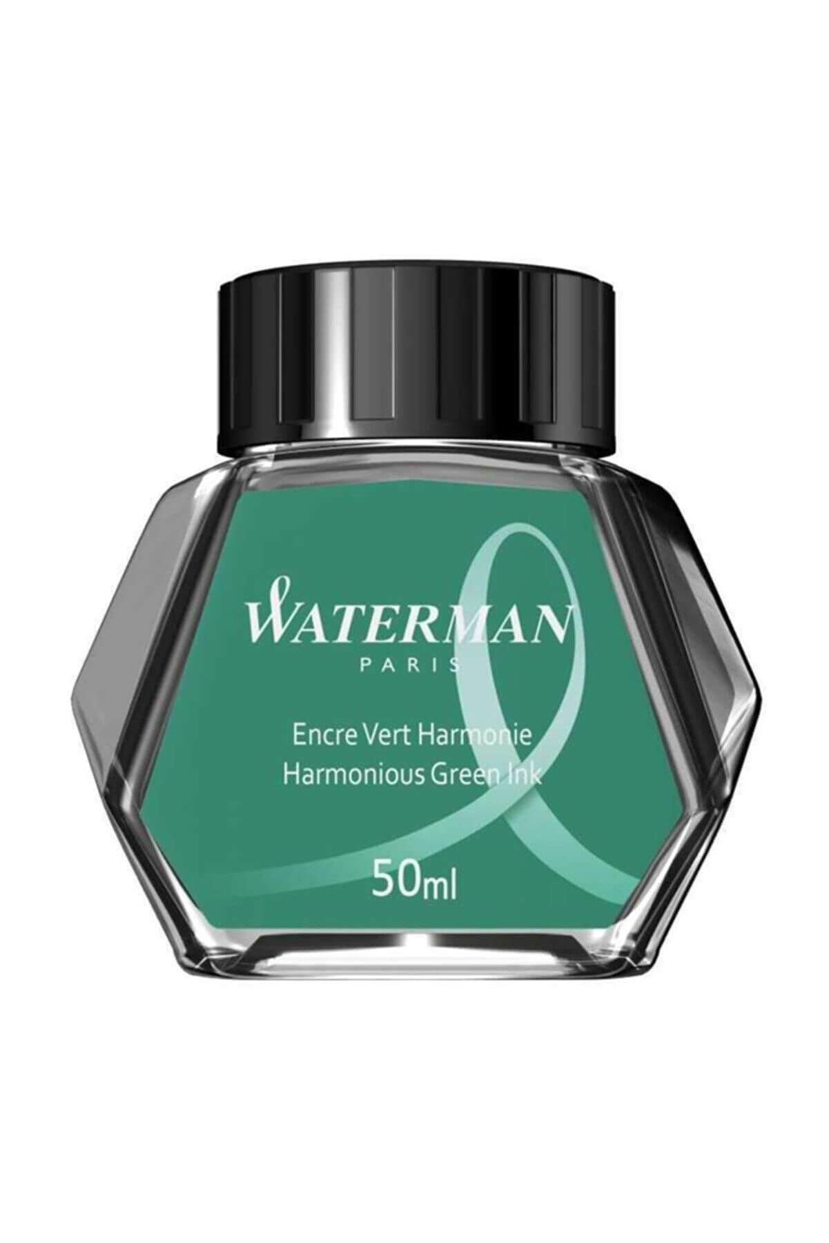 Waterman Dolma Kalem Mürekkebi Cam Şişede 50 ML Yeşil 