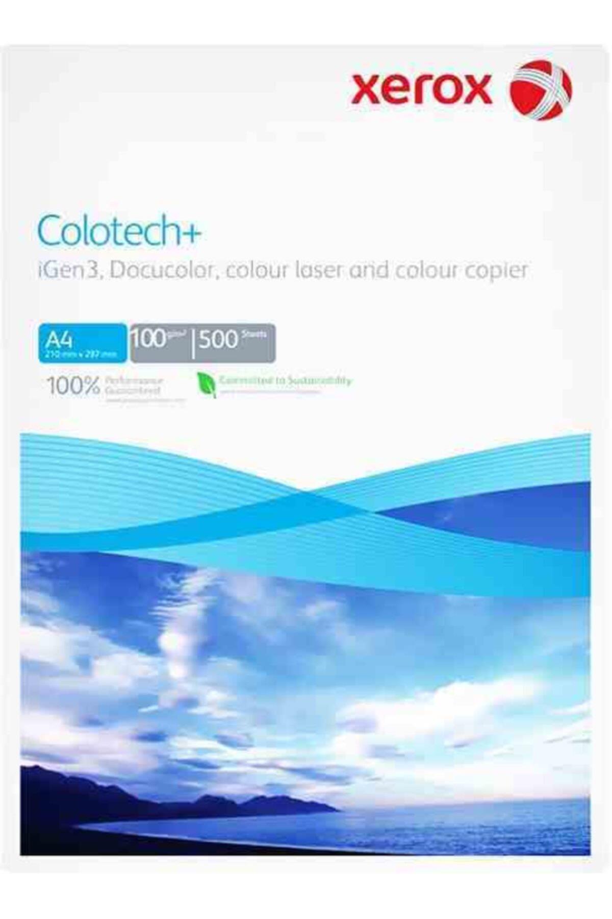Xerox Fotokopi Kağıdı (Gramajlı) Laser-Copy-Inkjet Colotech 500 LÜ A4 100 GR Beyaz 003R94646