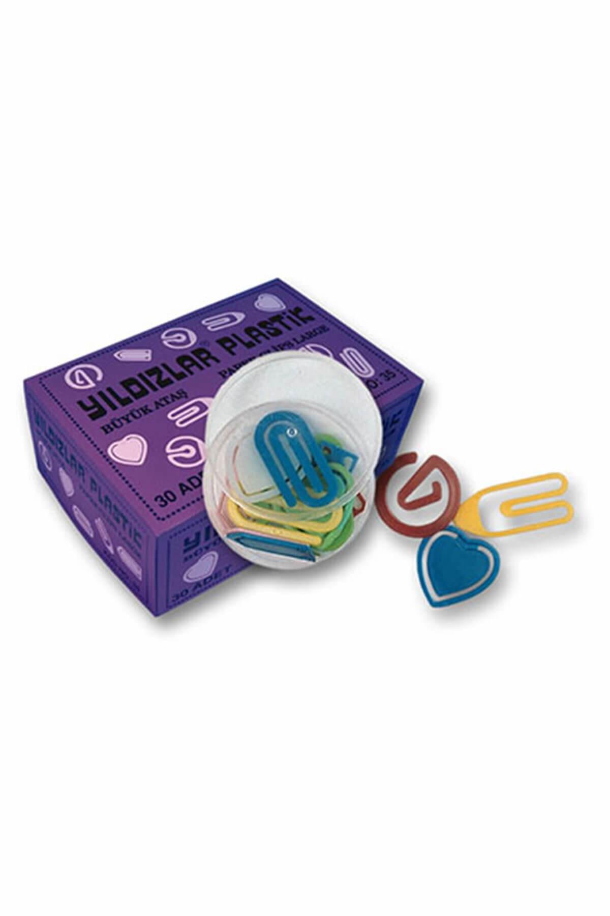 Yıldızlar Ataş Plastik Büyük Plastik Ataş (30 Lu Paket)